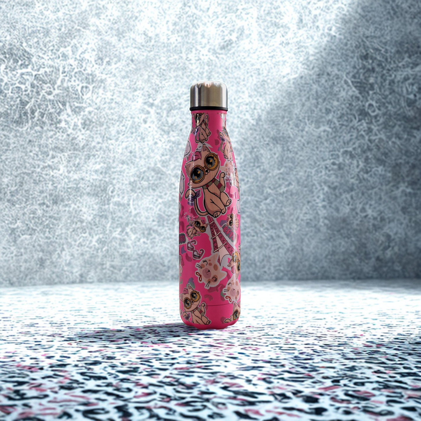 Printed Stainless Steel Sport Water Bottle