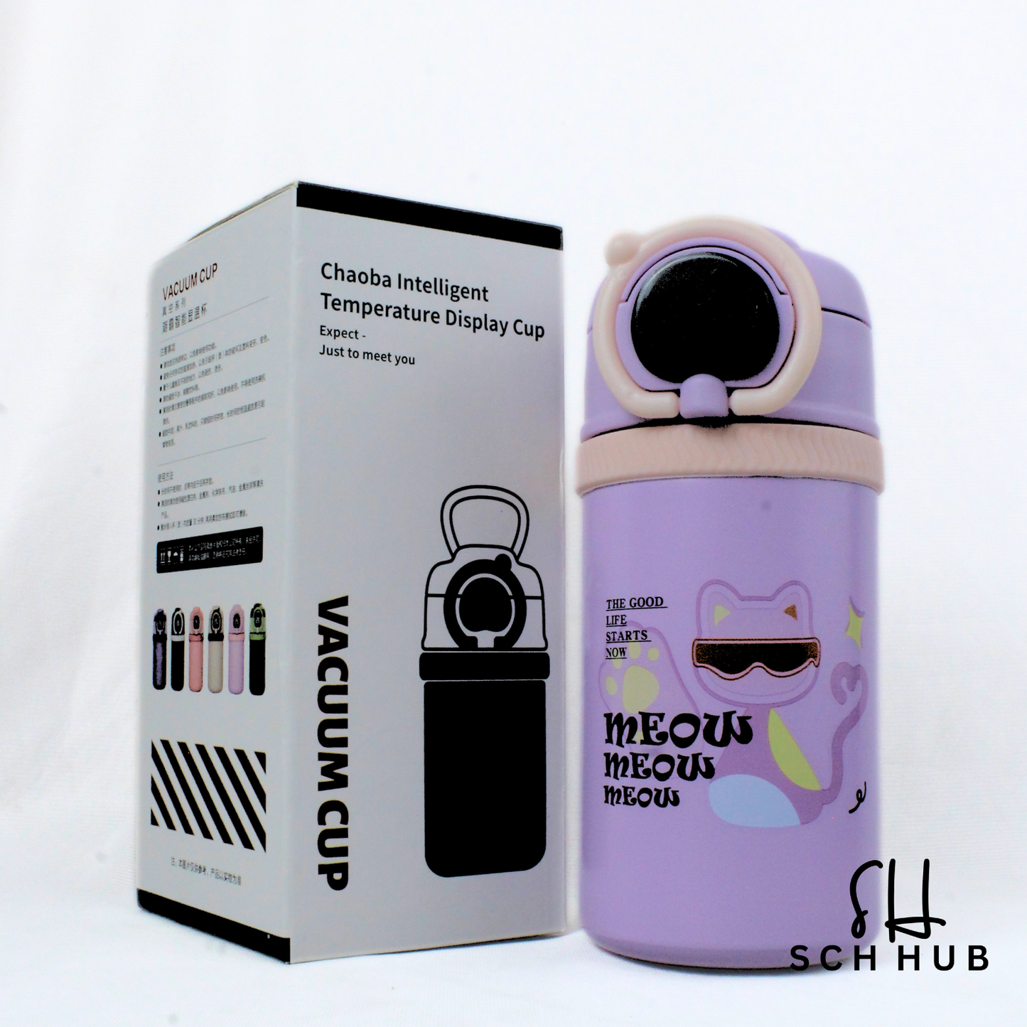 Vacuum Bottle with Thermometer