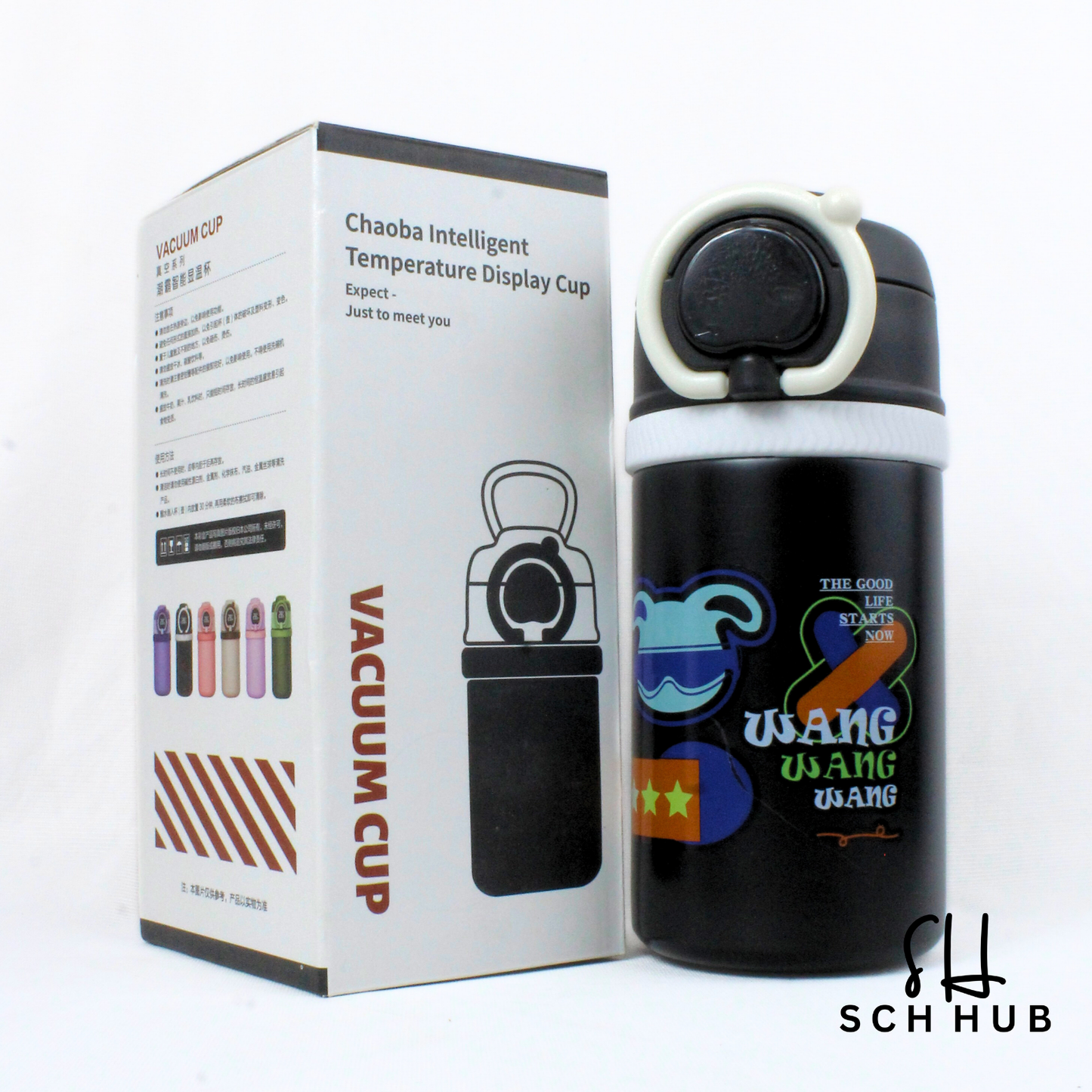Vacuum Bottle with Thermometer