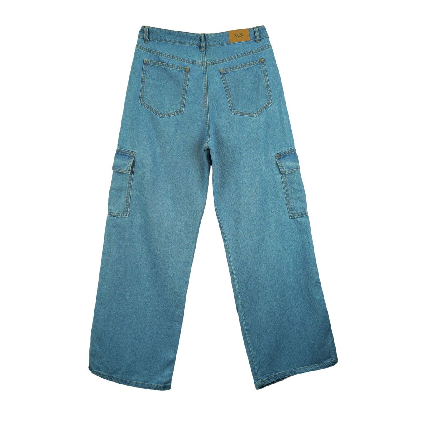 Women’s Cargo Jeans with Wide Leg Fit