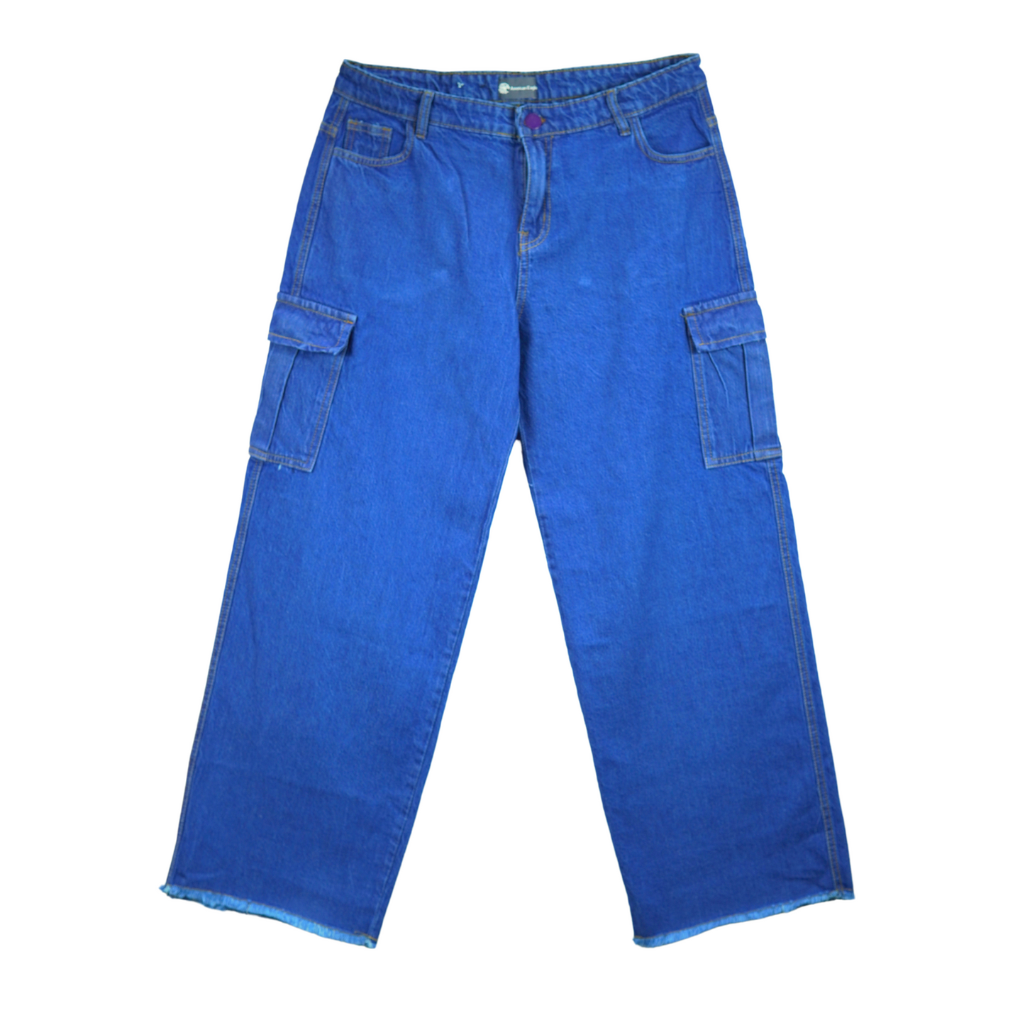 Women’s Cargo Jeans with Wide Leg Fit