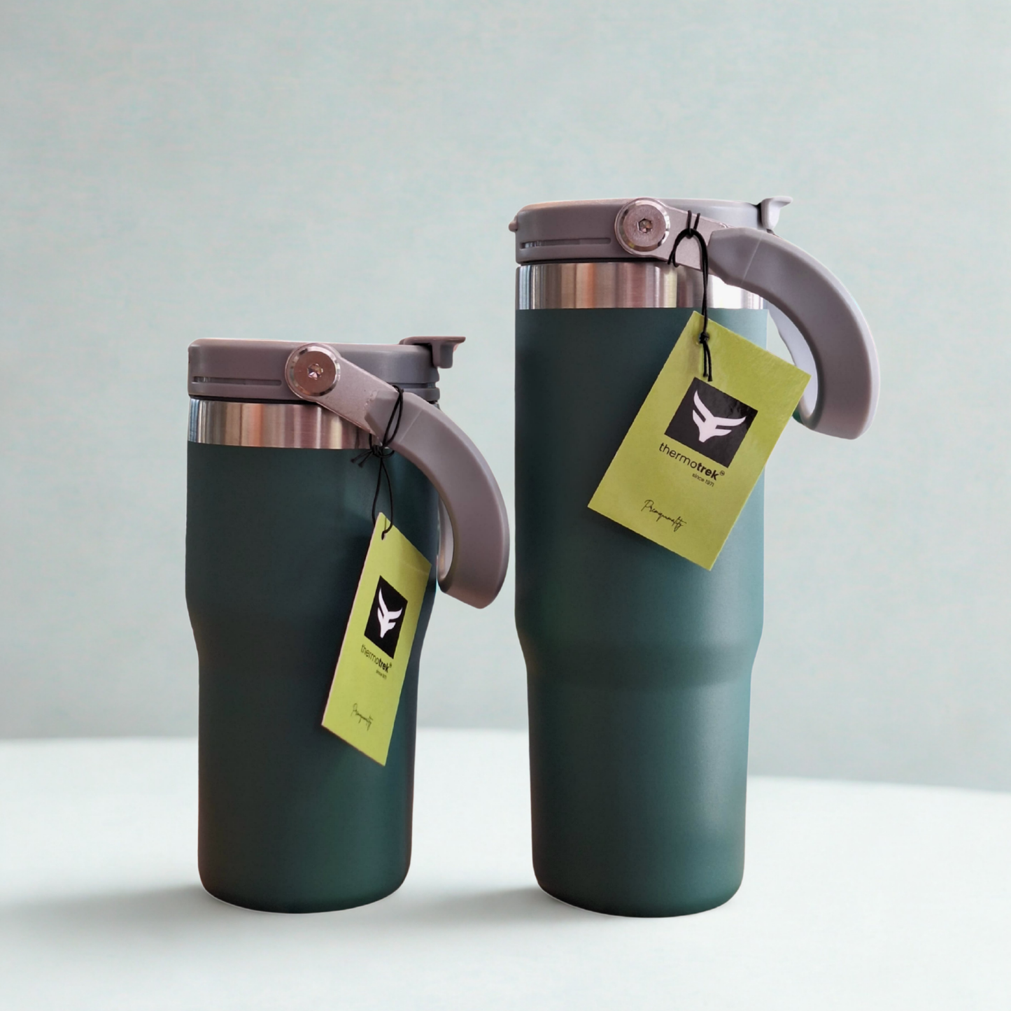 Vacuum Insulated Stainless Steel Tumbler with Handle
