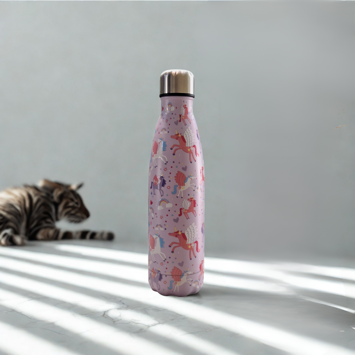 Printed Stainless Steel Sport Water Bottle