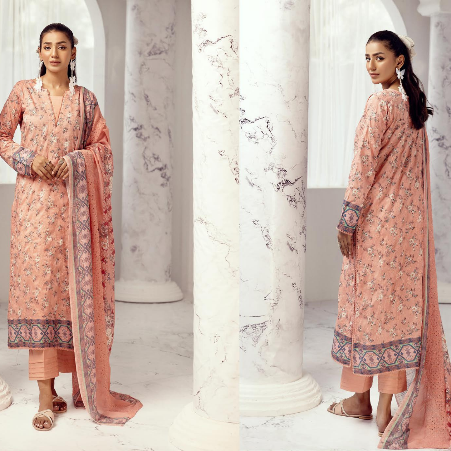 Mahees Hoorain Embroidered Lawn