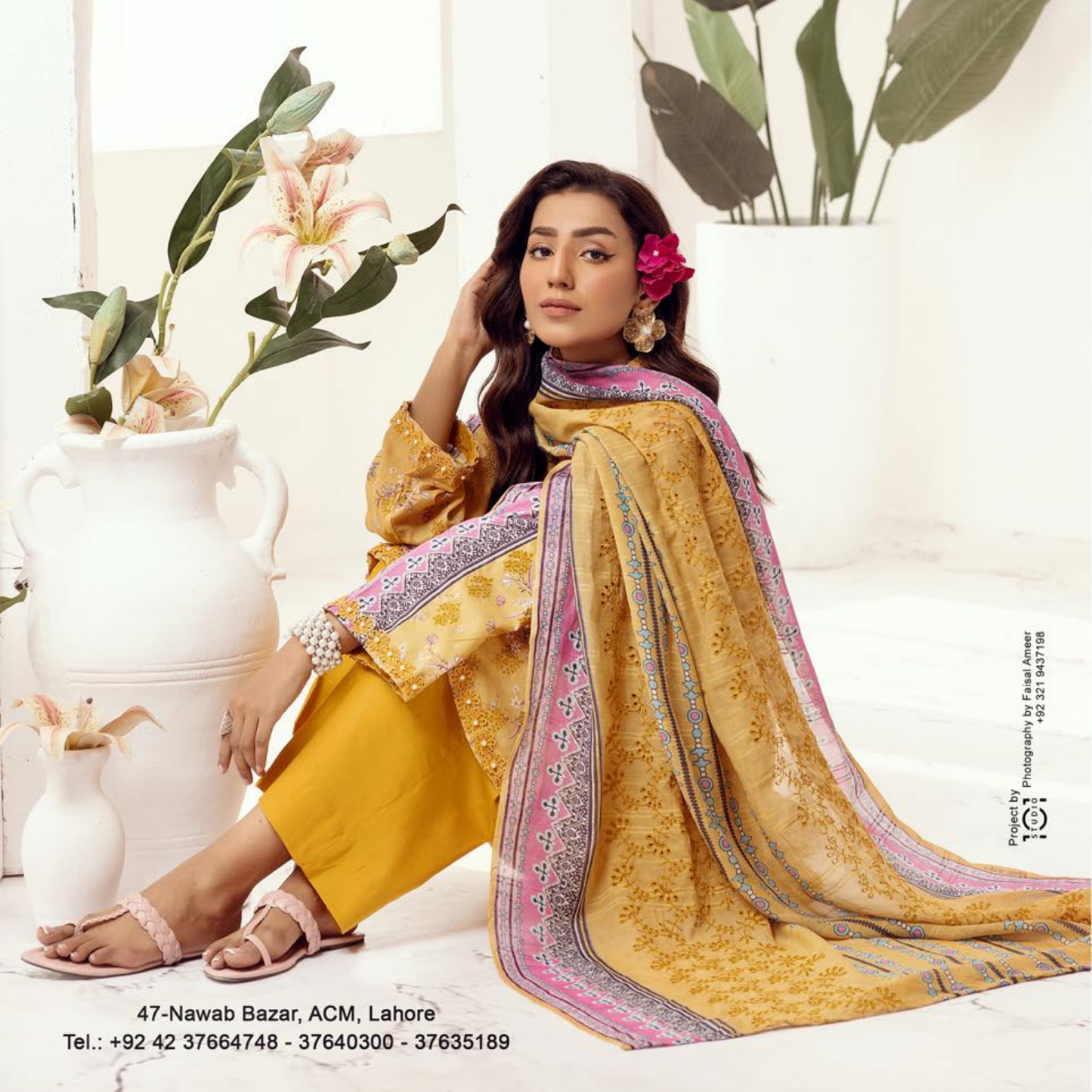 Mahees Hoorain Embroidered Lawn (Copy)