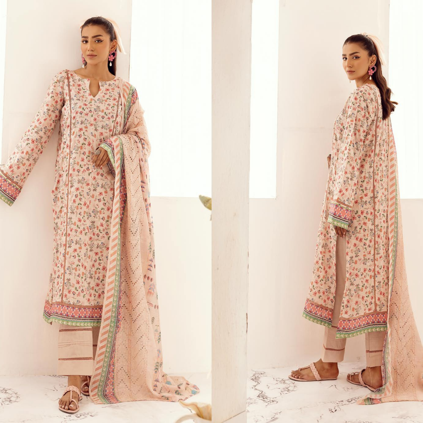 Mahees Hoorain Embroidered Lawn