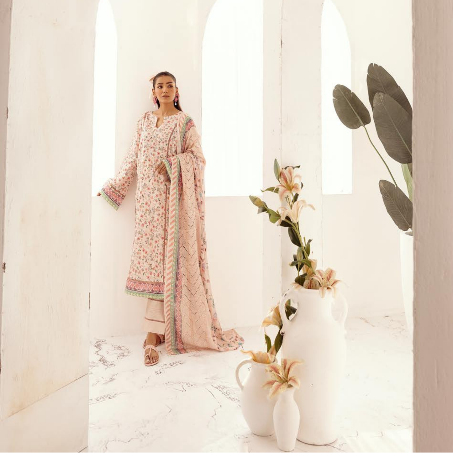 Mahees Hoorain Embroidered Lawn