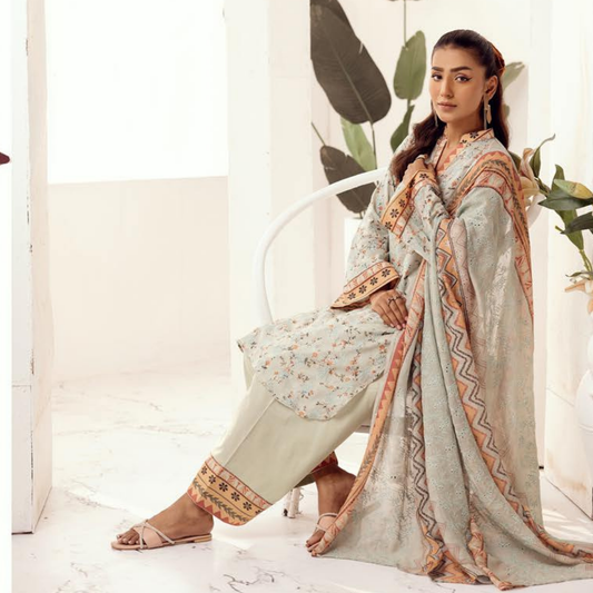 Mahees Hoorain Embroidered Lawn