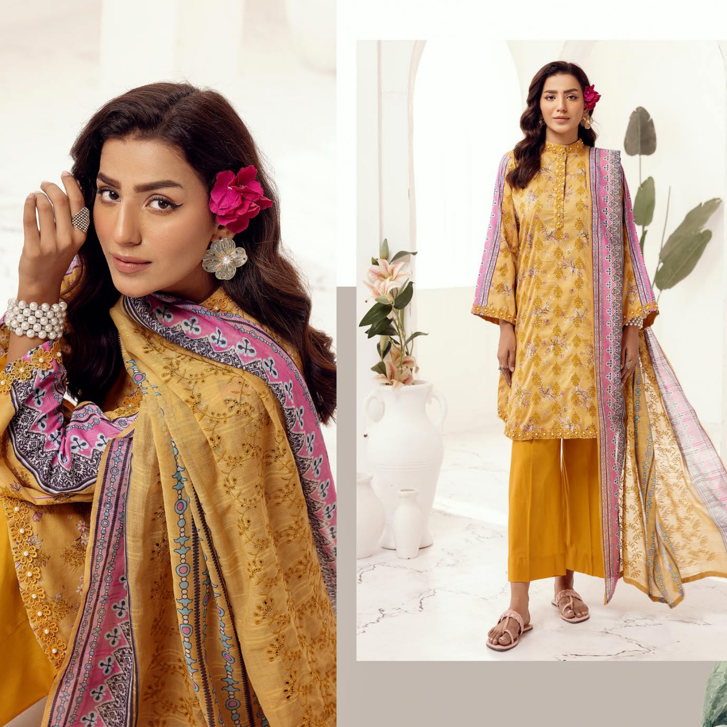 Mahees Hoorain Embroidered Lawn (Copy)