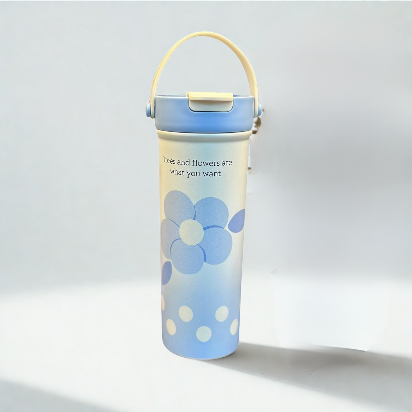 600ml Insulated Coffee Tumbler with Easy Carry Handle