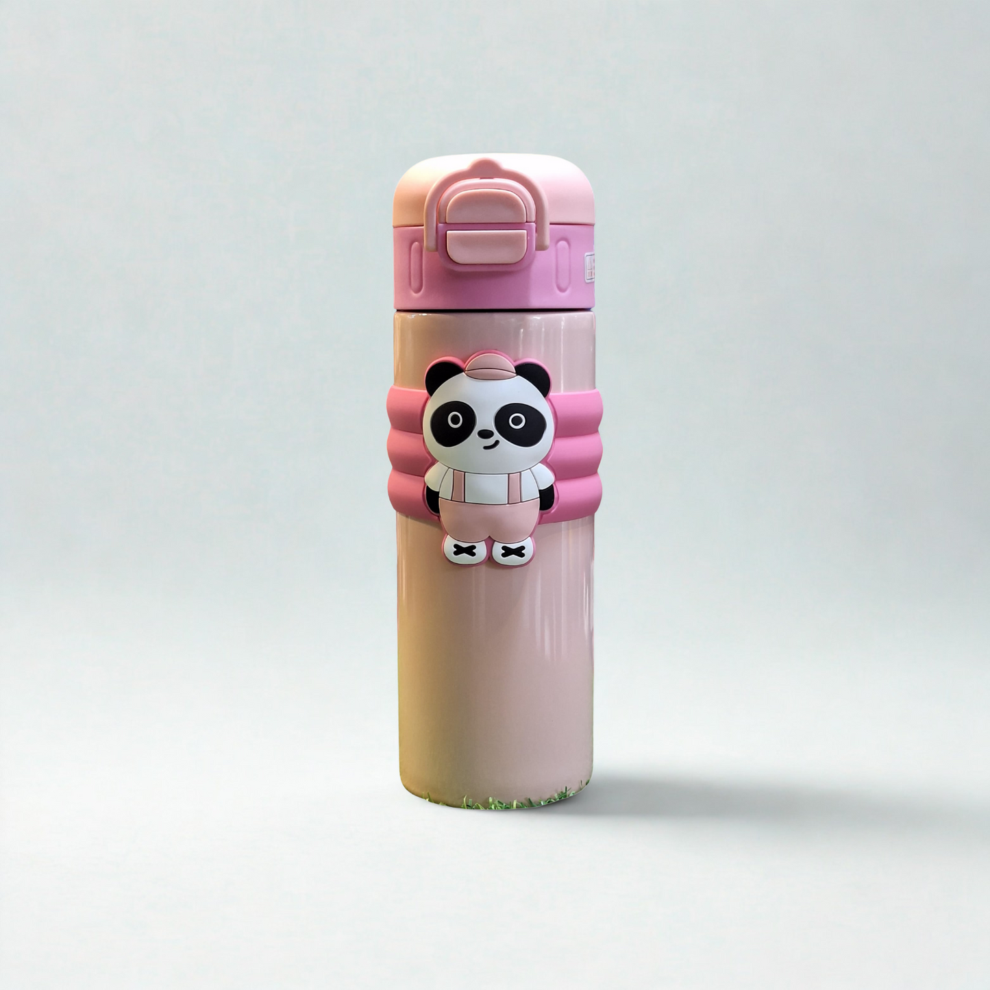 Panda Dual Sipper Steel Double-Walled Insulated Bottle
