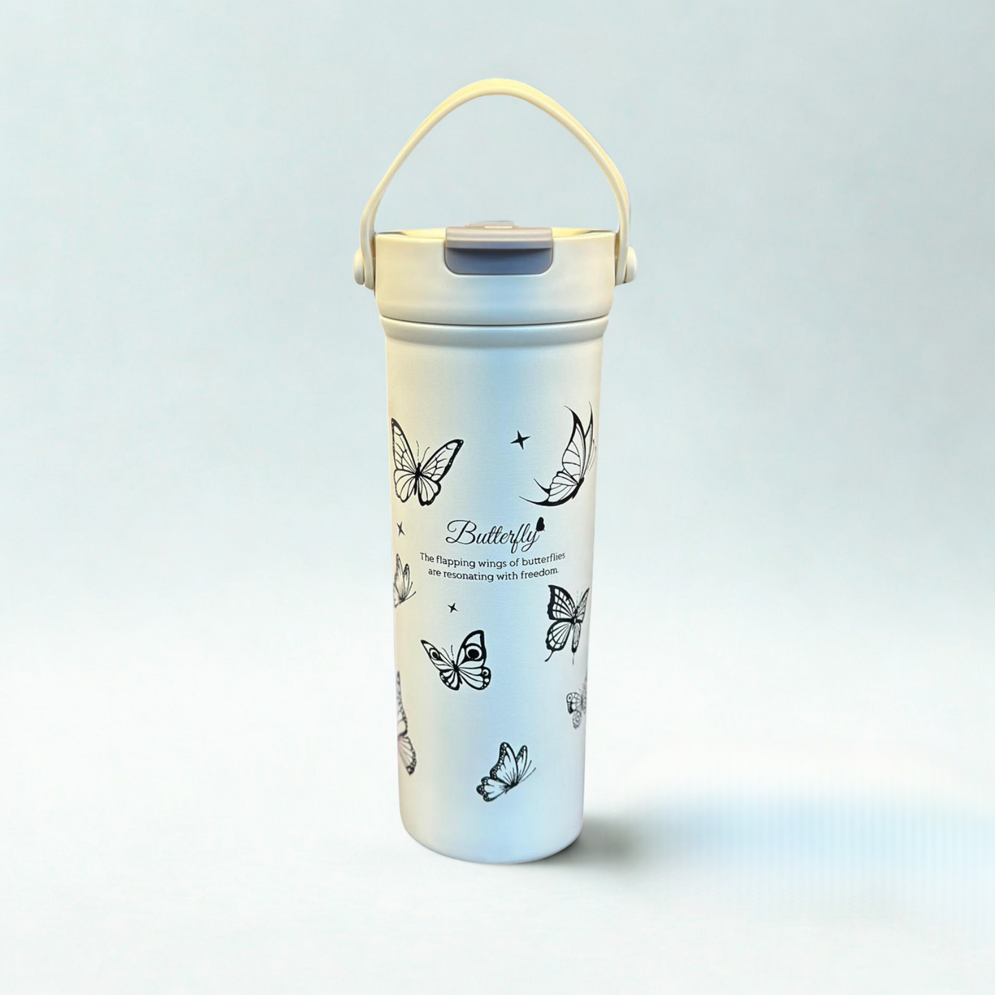 600ml Insulated Coffee Tumbler with Easy Carry Handle