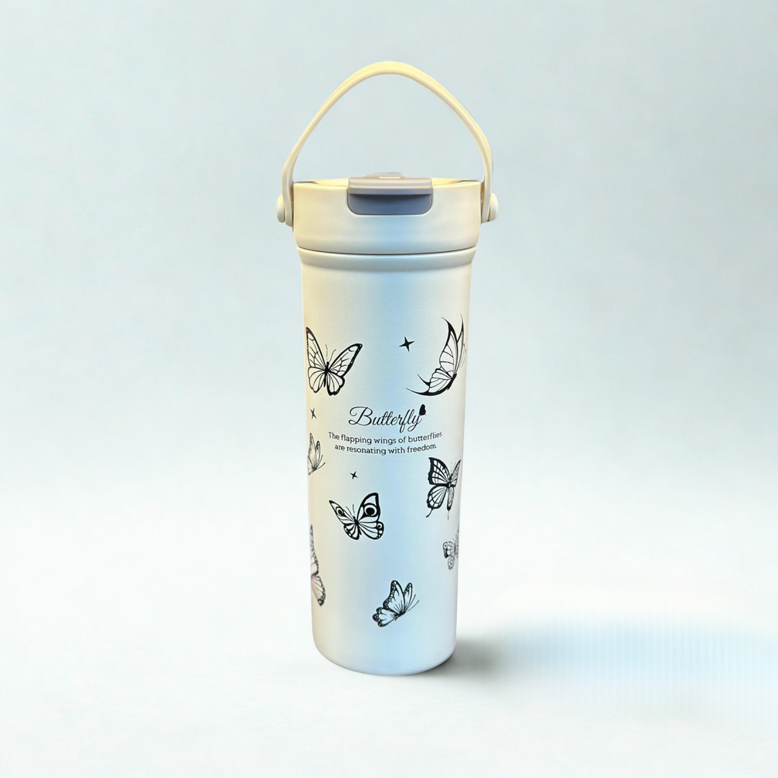 600ml Insulated Coffee Tumbler with Easy Carry Handle