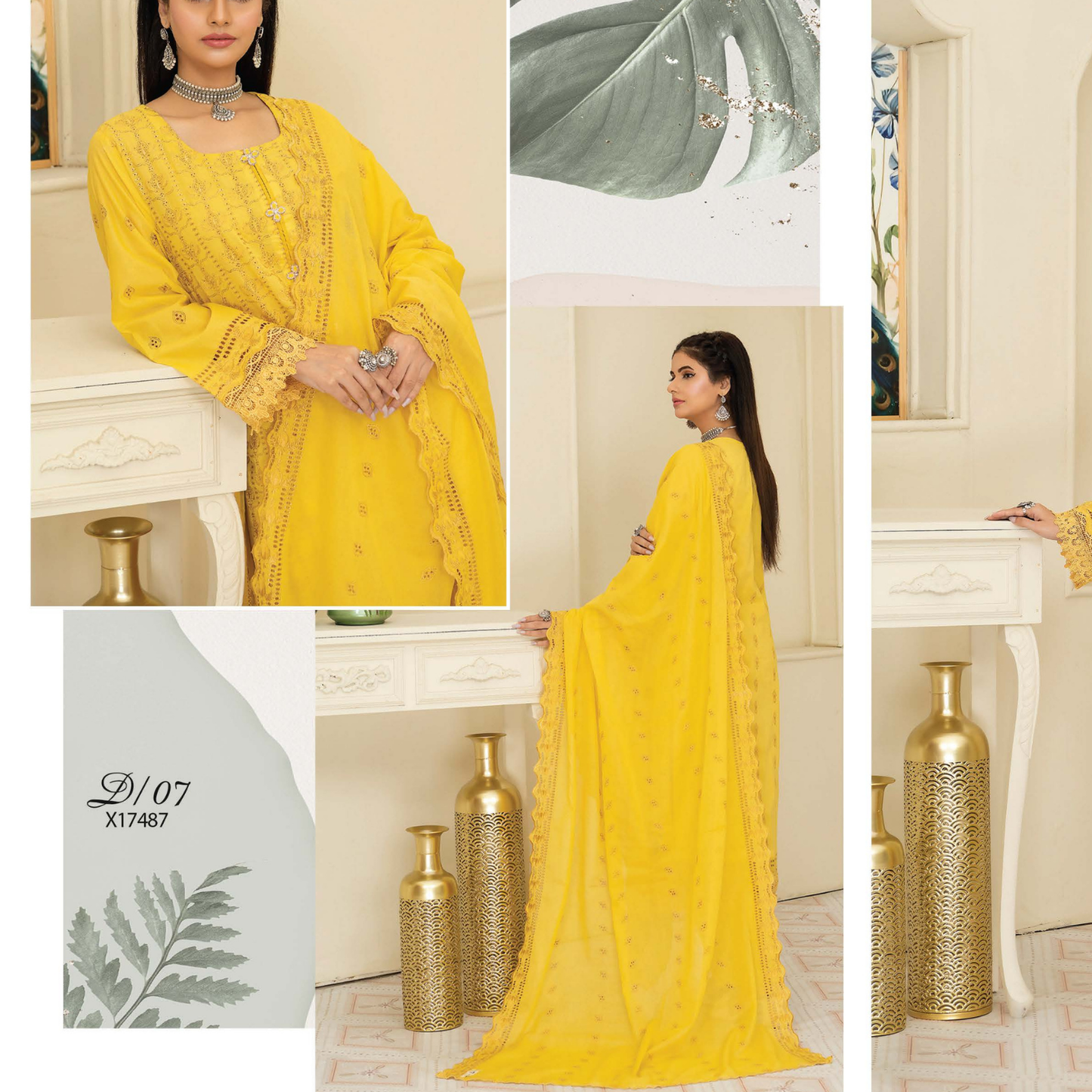 Meraki Exclusive Chikankari Lawn Ensemble