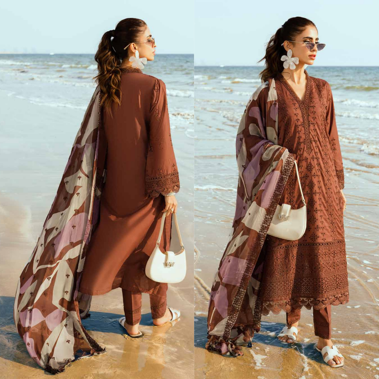 Chikankari Lawn Collection with Embroidered Chiffon Dupatta