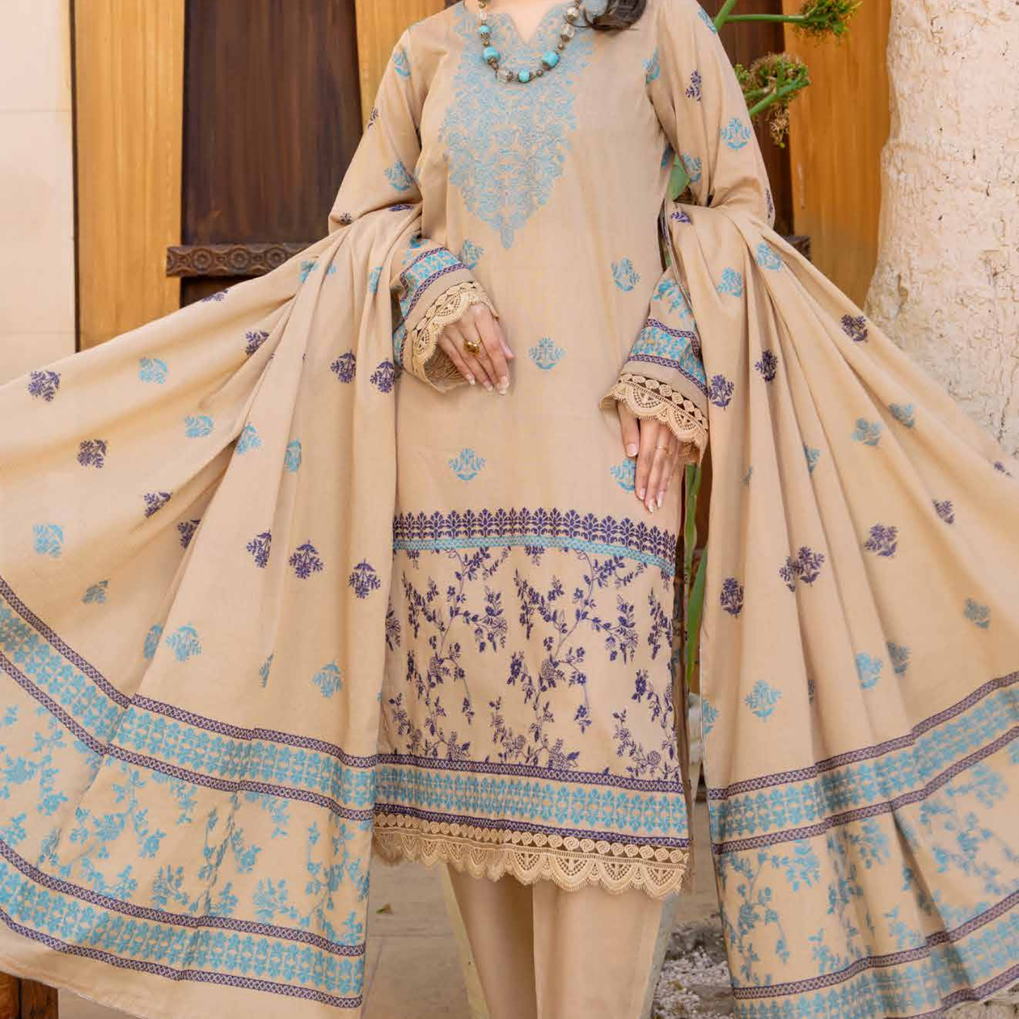 Ishq Exclusive Lawn Jacquard