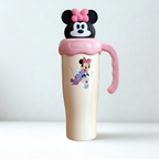 Disney Stainless Steel Tumbler – 800ml | With Straw Lid