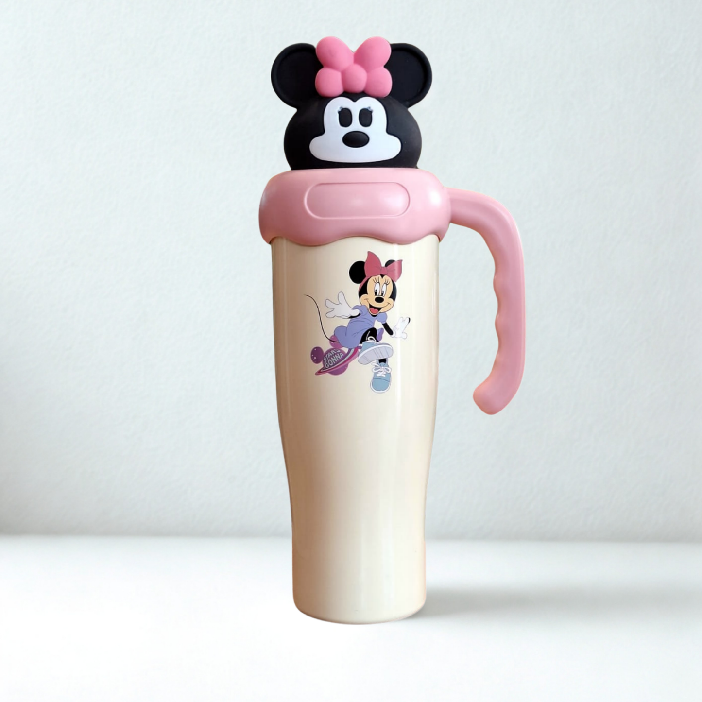 Disney Stainless Steel Tumbler – 800ml | With Straw Lid