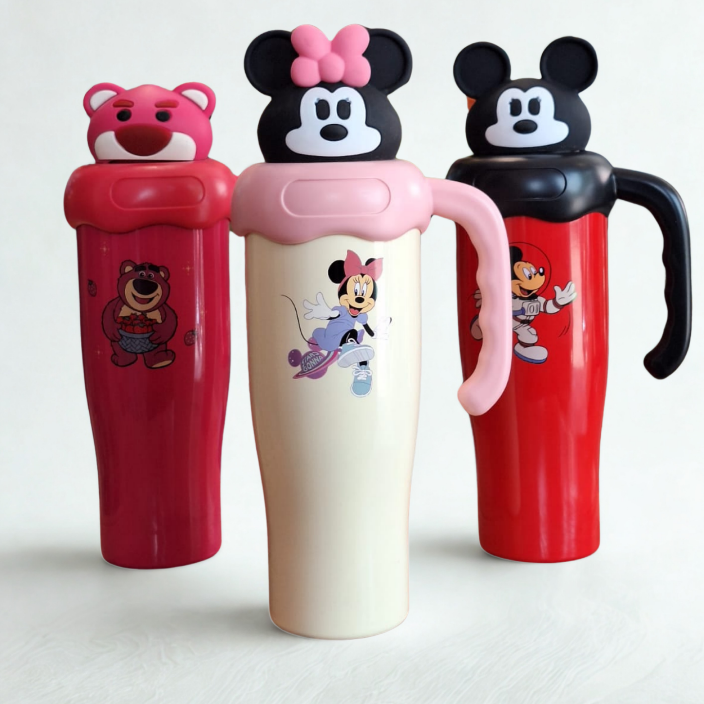 Disney Stainless Steel Tumbler – 800ml | With Straw Lid