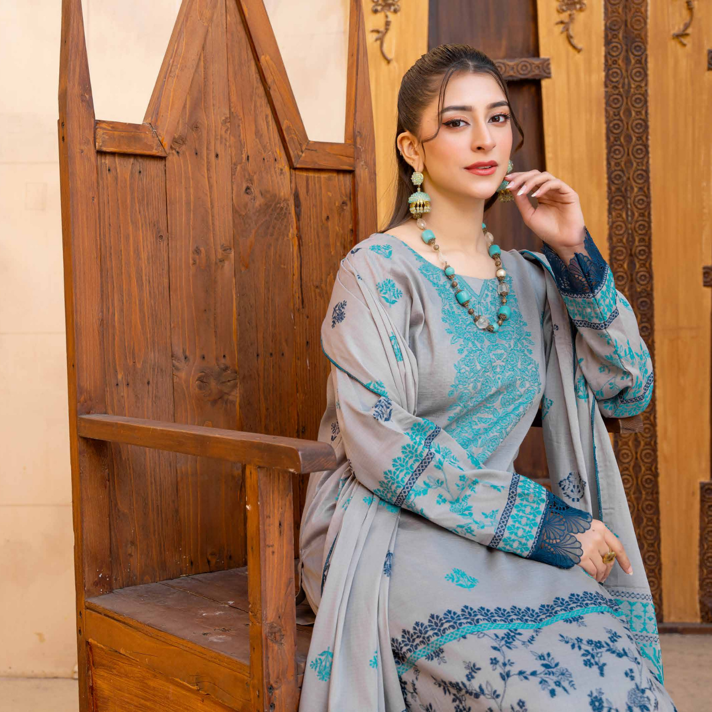 Ishq Exclusive Lawn Jacquard