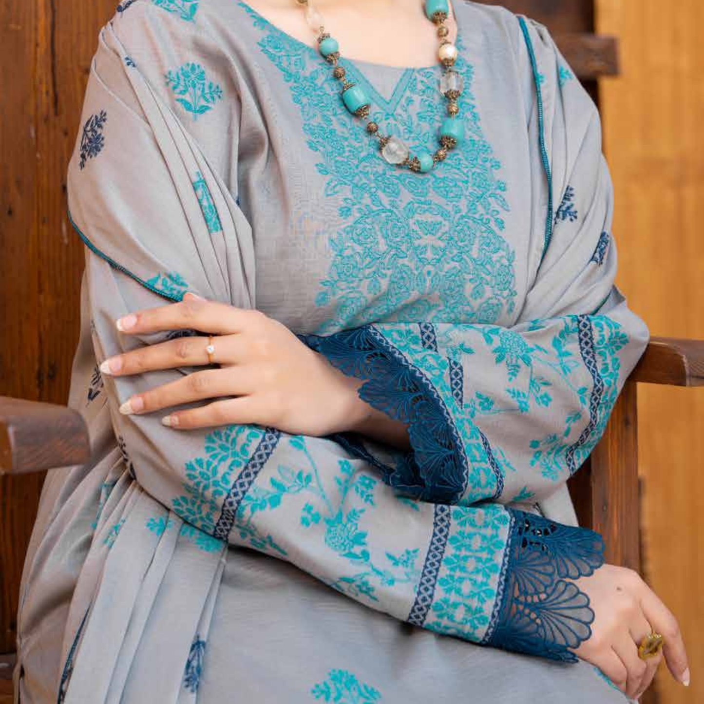 Ishq Exclusive Lawn Jacquard