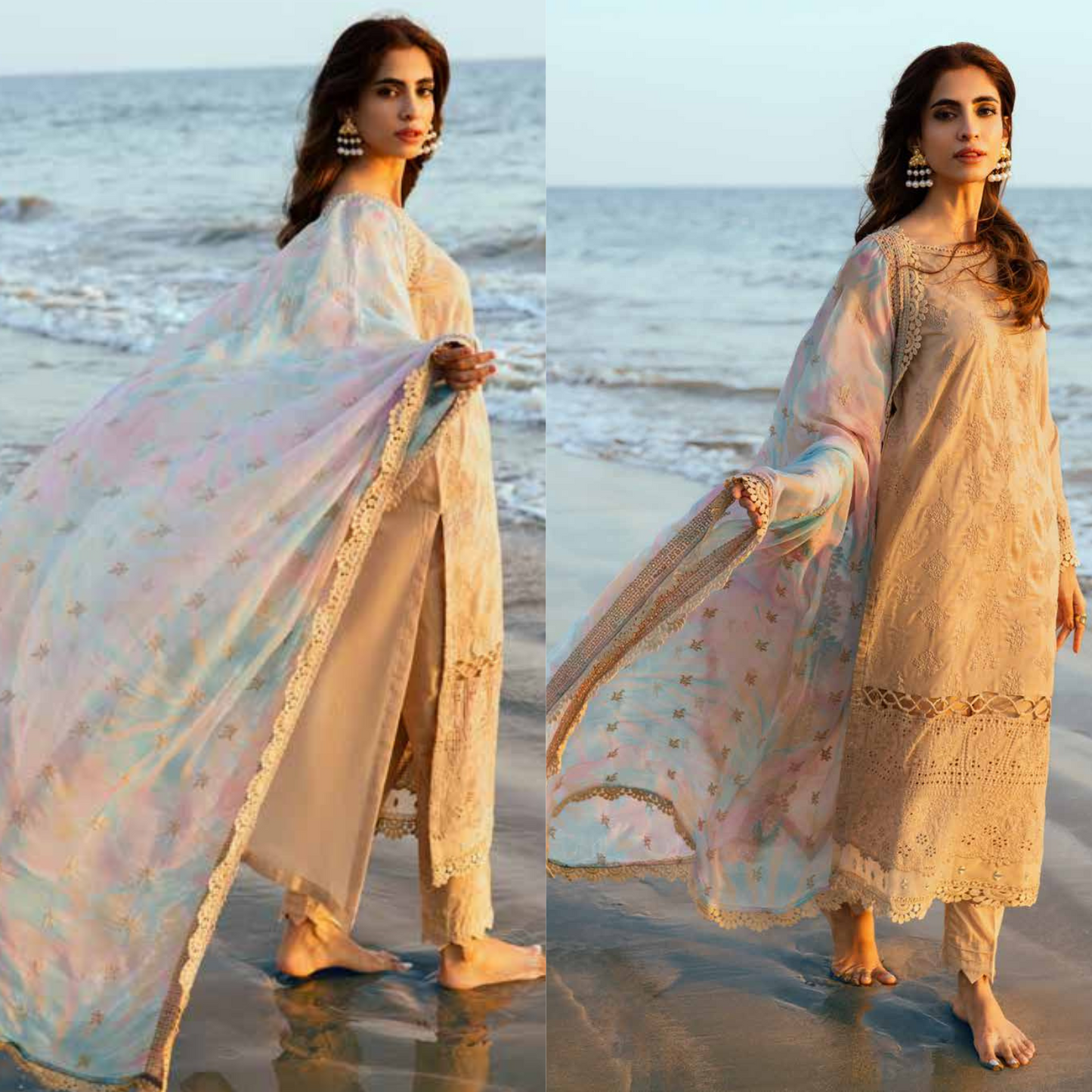 Chikankari Lawn Collection with Embroidered Chiffon Dupatta