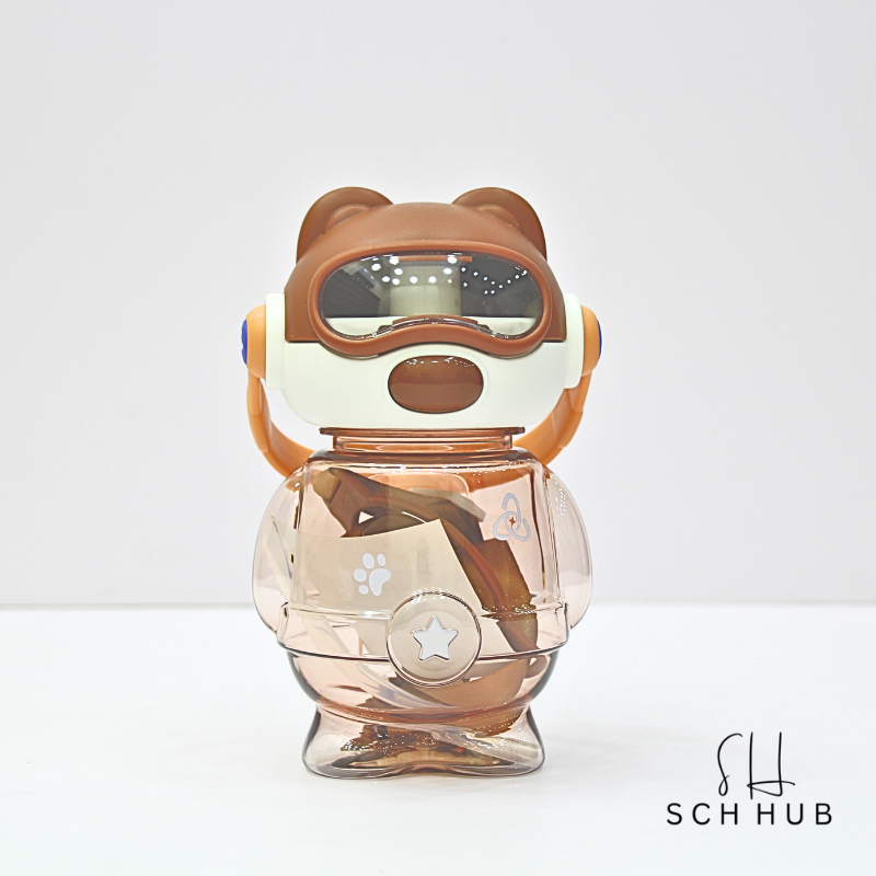 Water Bottle In Astronaut Bear Shape