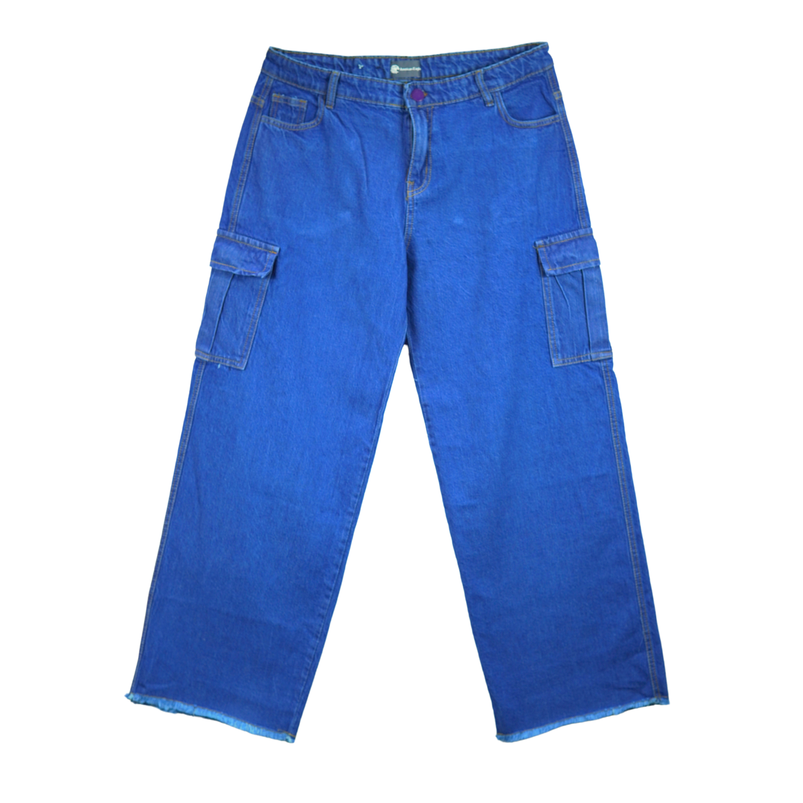 Women’s Cargo Jeans with Wide Leg Fit