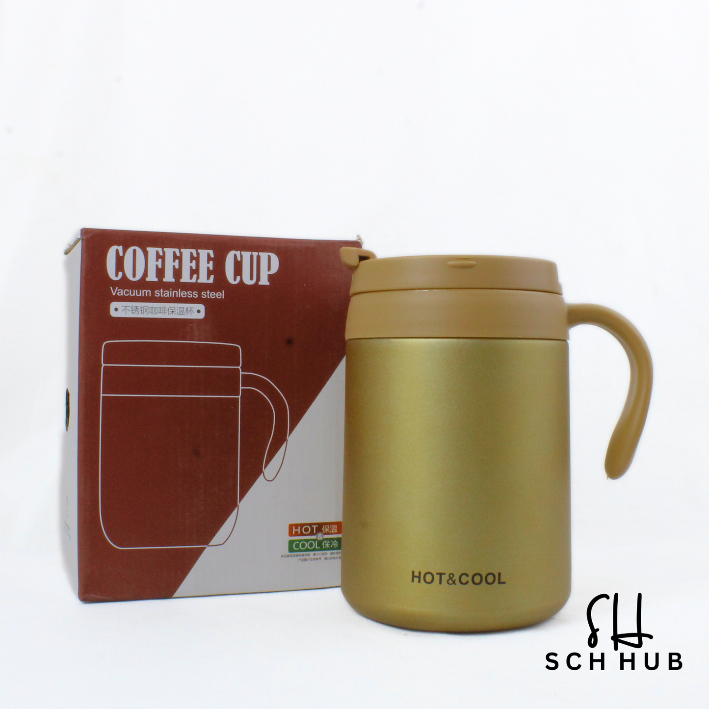 Coffee Mug in Double Wall Stainless Steel Insulated