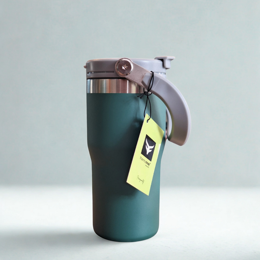 Vacuum Insulated Stainless Steel Tumbler with Handle