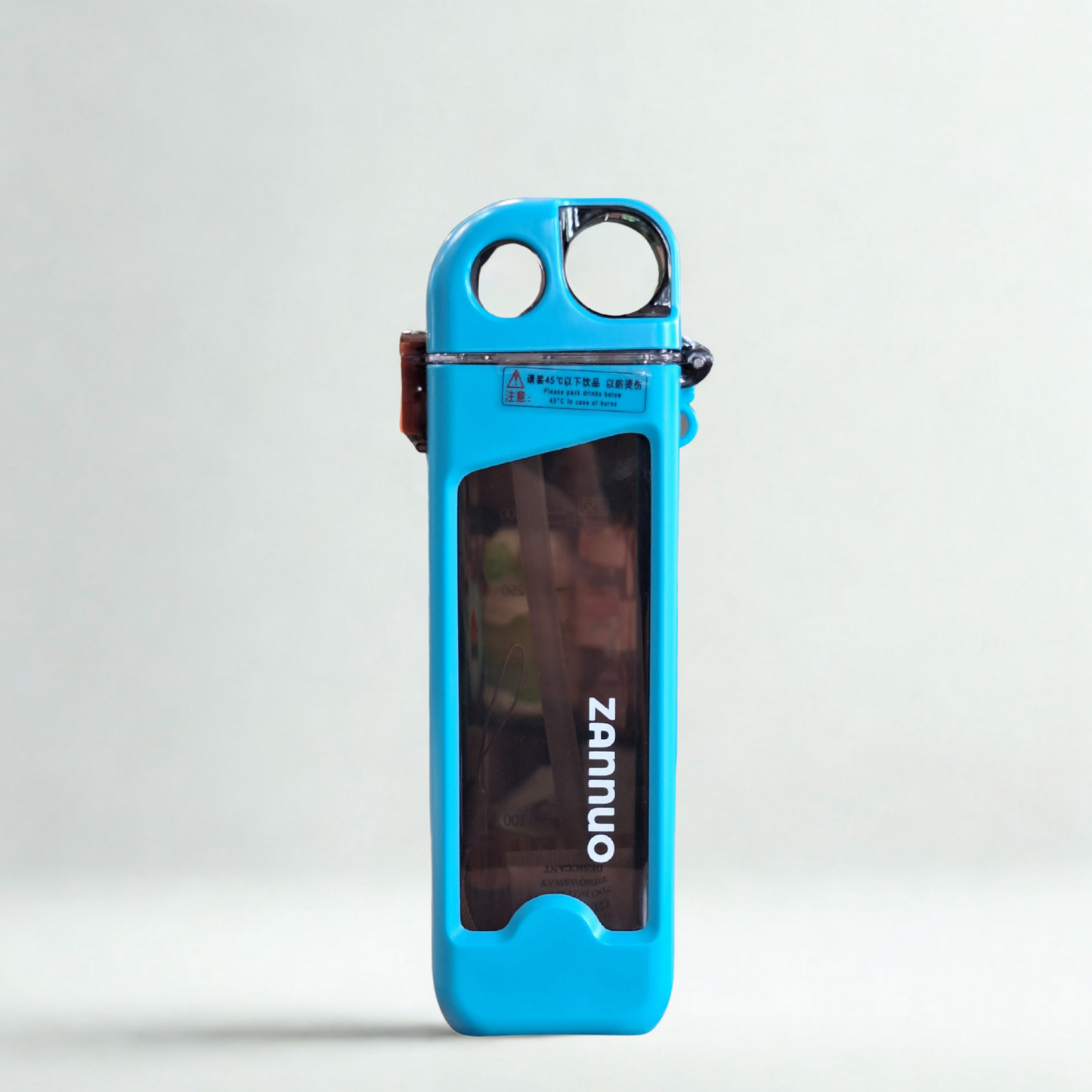 Square Classic Straw Water Bottle