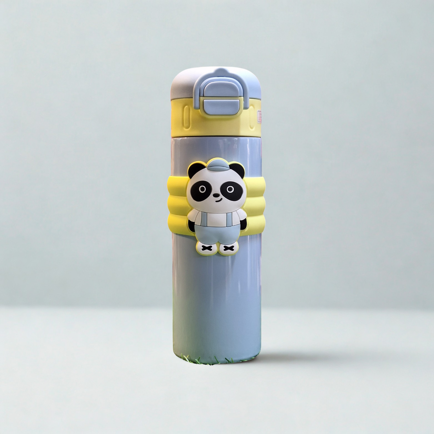 Panda Dual Sipper Steel Double-Walled Insulated Bottle