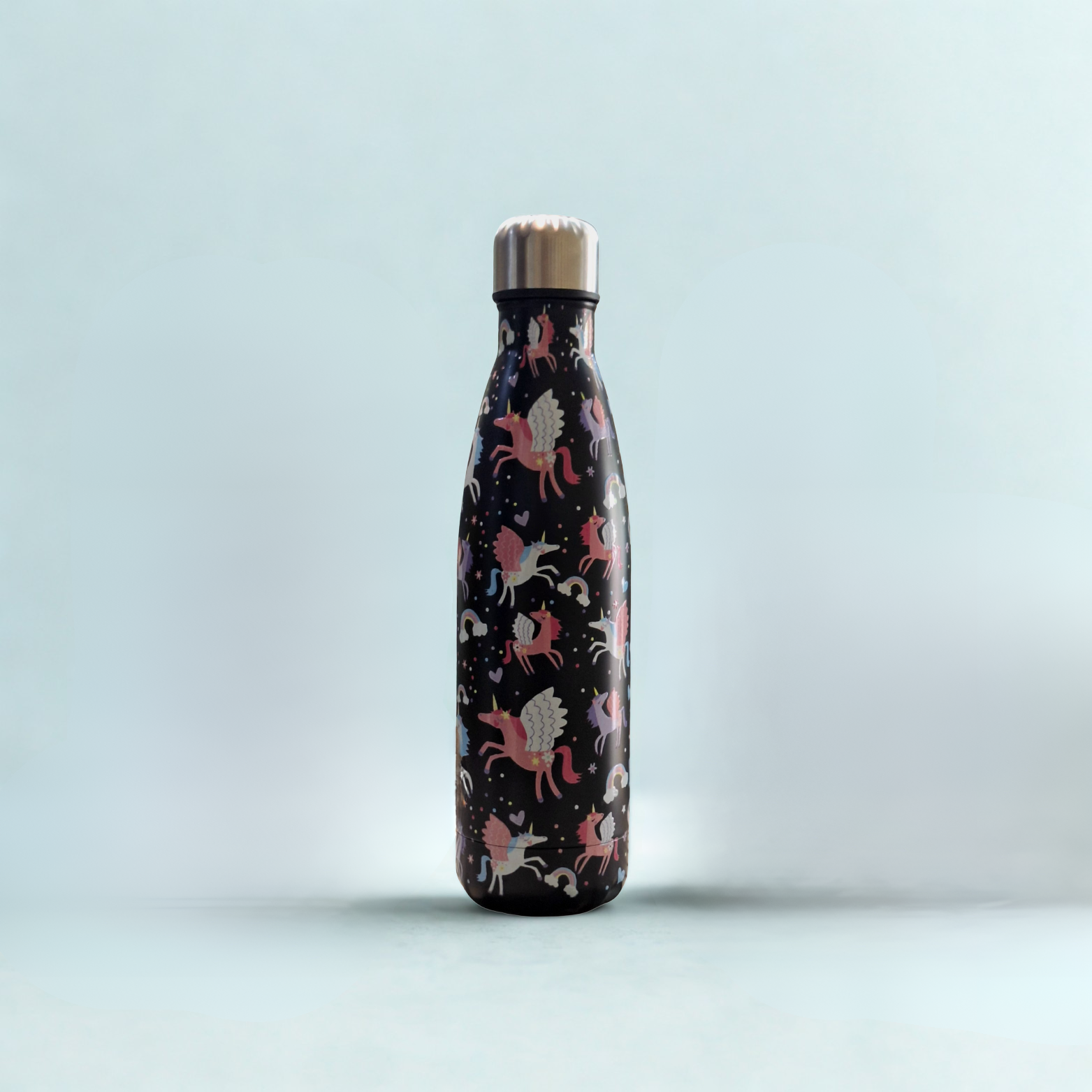 Printed Stainless Steel Sport Water Bottle