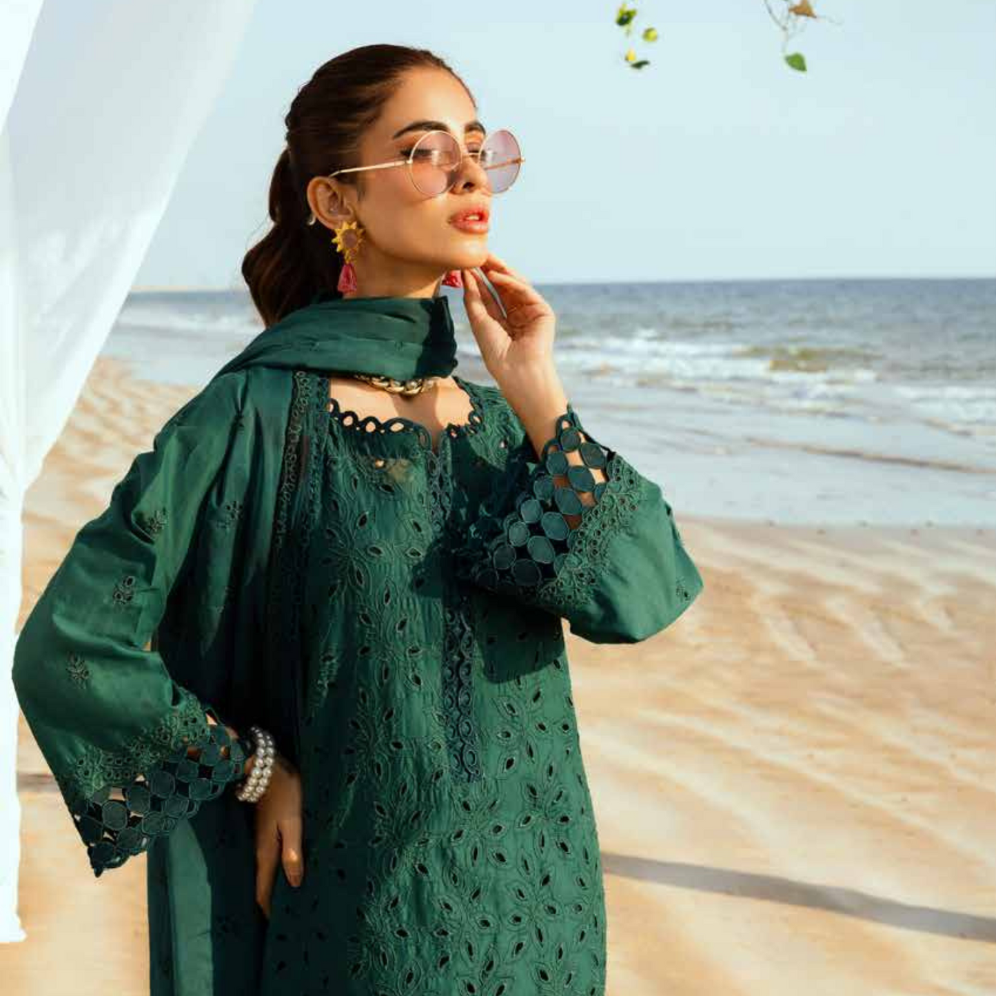 Chikankari Lawn Collection with Embroidered Chiffon Dupatta