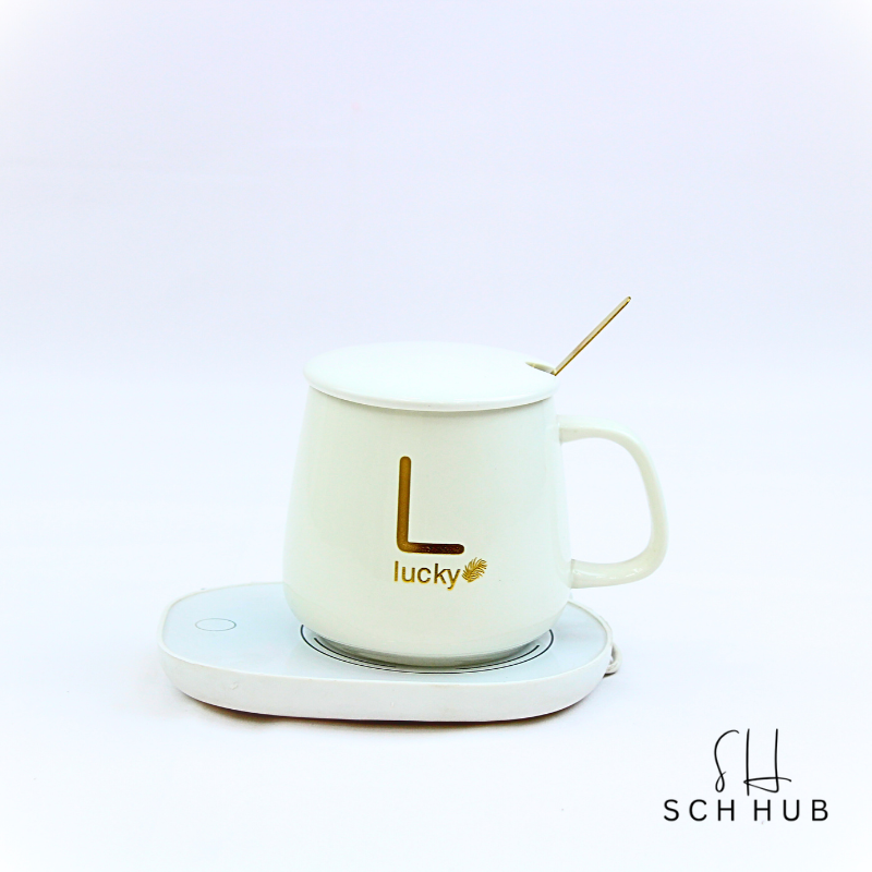 Cup and Saucer with Heated Panel