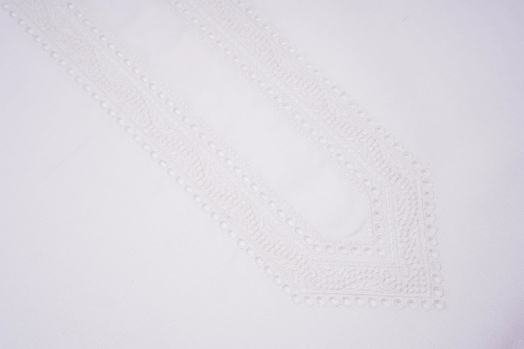 SUMMER GIFT COTTON THREAD EMB (SNOW-WHITE)