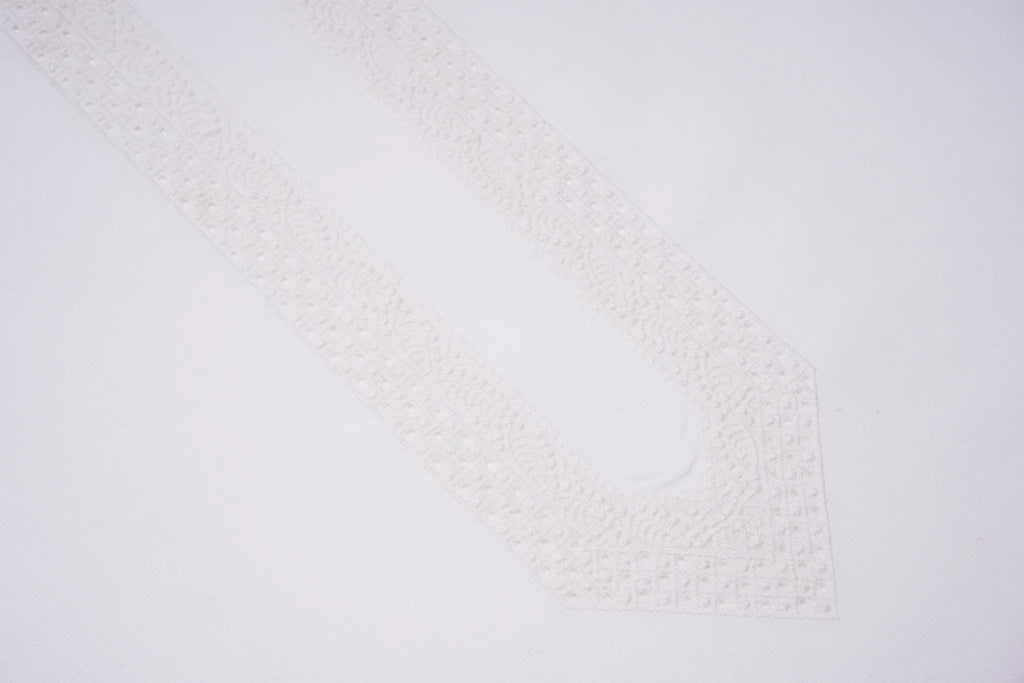 SUMMER GIFT COTTON THREAD EMB (SNOW-WHITE)