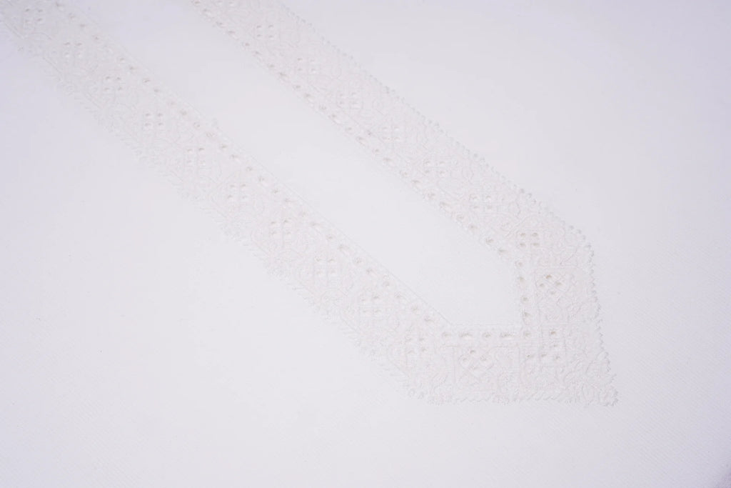 SUMMER GIFT COTTON THREAD EMB (SNOW-WHITE)