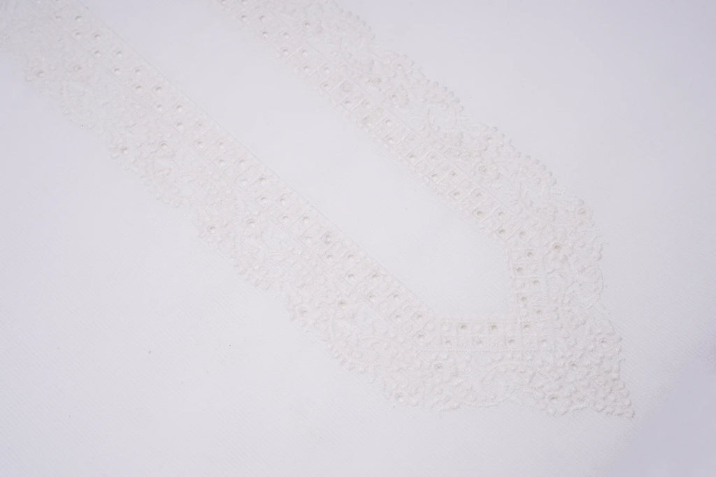 SUMMER GIFT COTTON THREAD EMB (SNOW-WHITE)