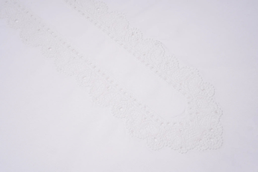 SUMMER GIFT COTTON THREAD EMB (SNOW-WHITE)