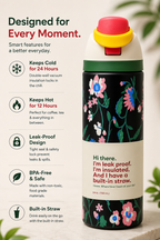 Floral Insulated Bottle