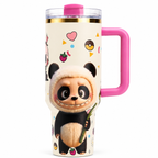 Floral Insulated Labubu Bottle