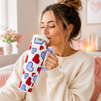 Floral Insulated Labubu Bottle