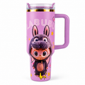 Floral Insulated Labubu Bottle