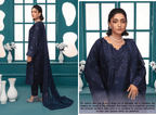 Premium Embroidered Chiffon 3-Piece Suit