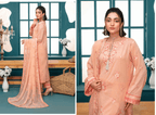 Premium Embroidered Chiffon 3-Piece Suit
