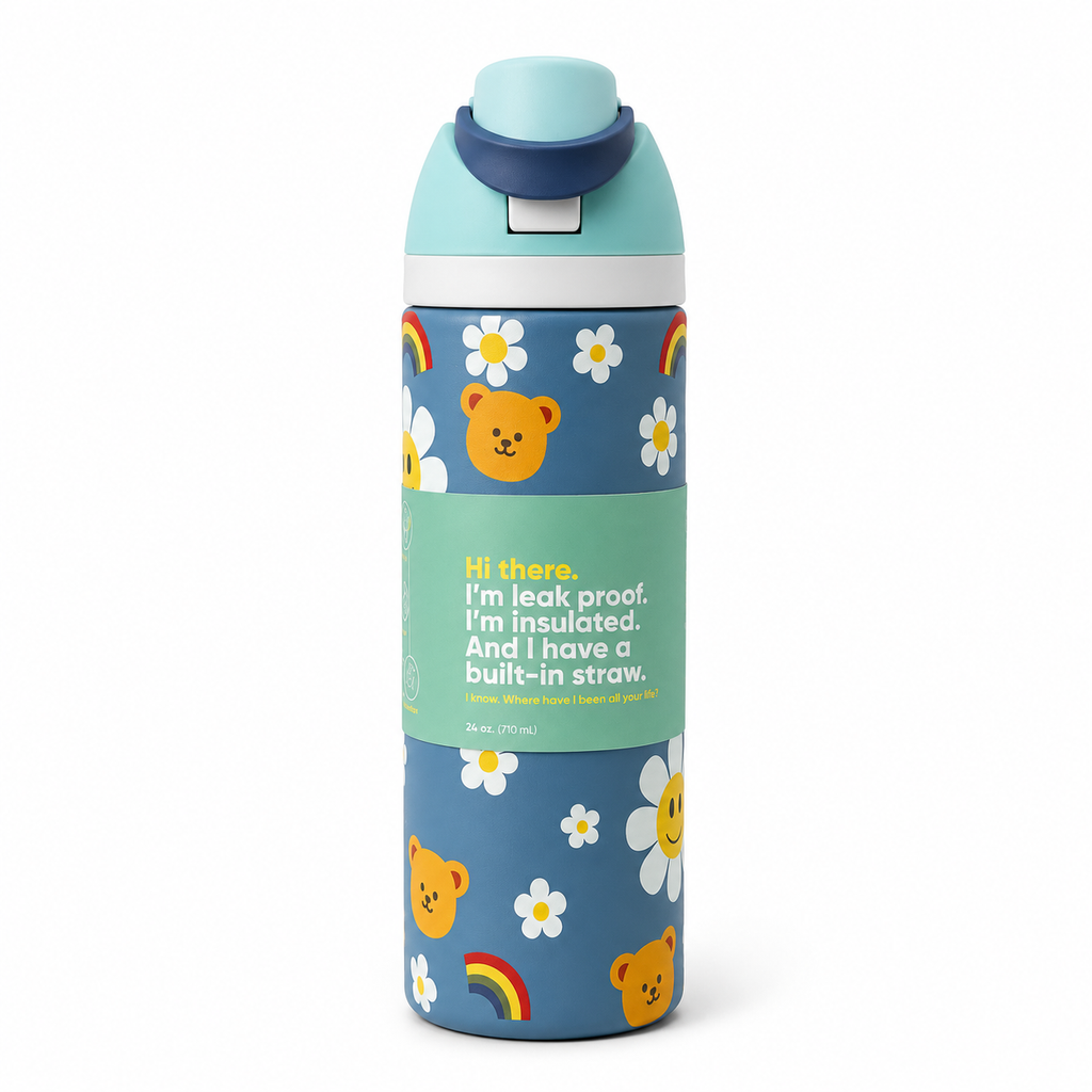 Floral Insulated Bottle