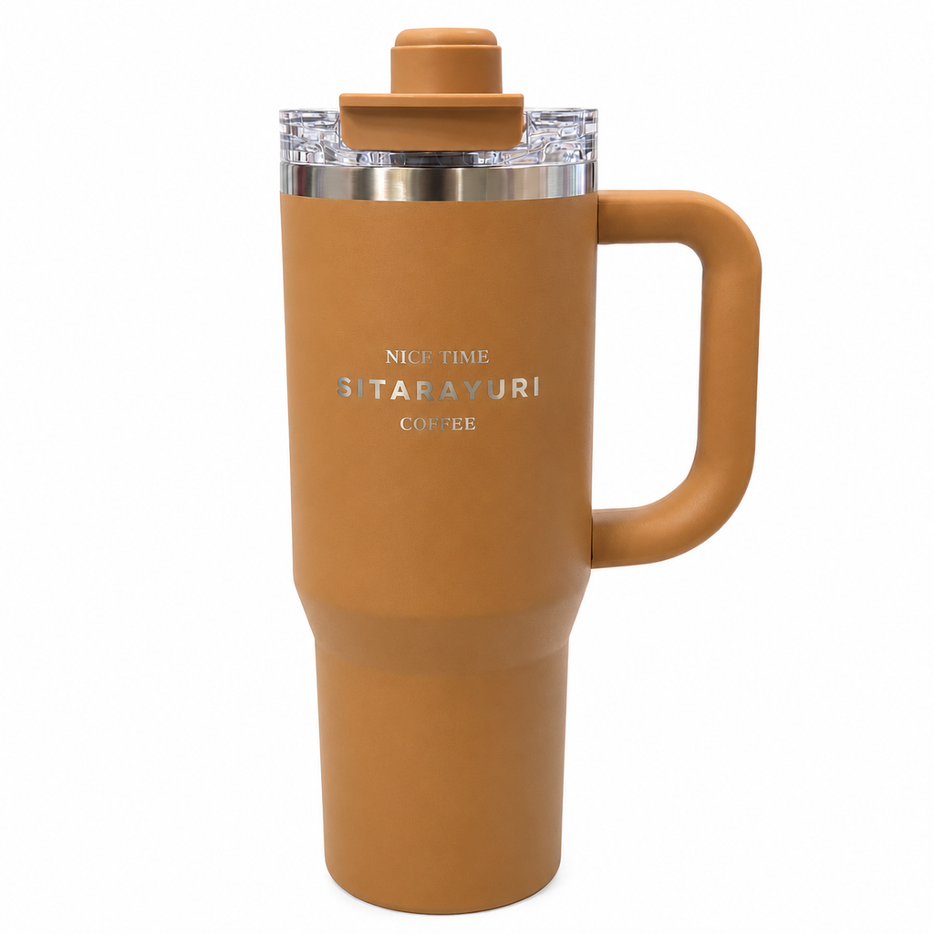 Premium Insulated Travel Mug with Handle (40 oz)