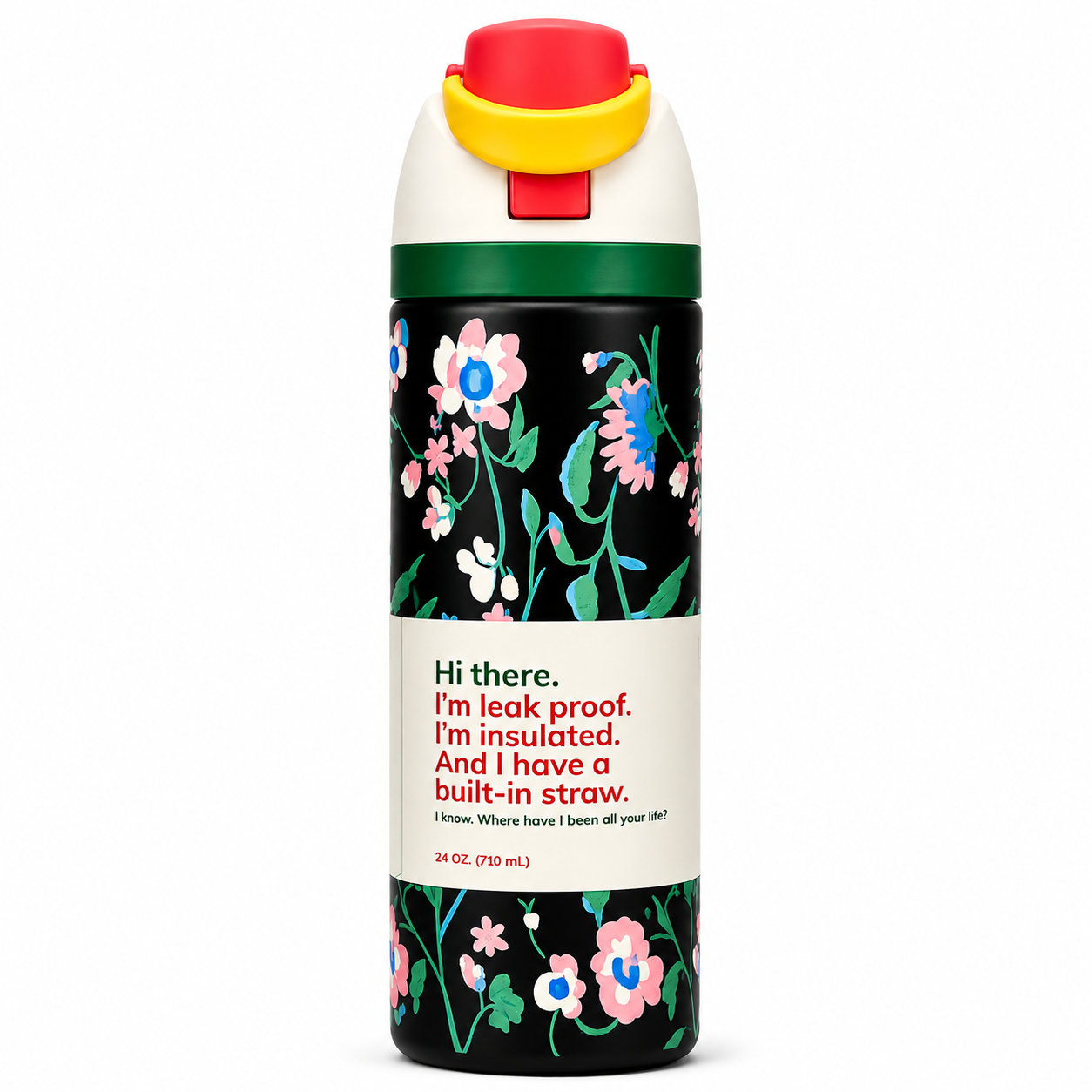Floral Insulated Bottle