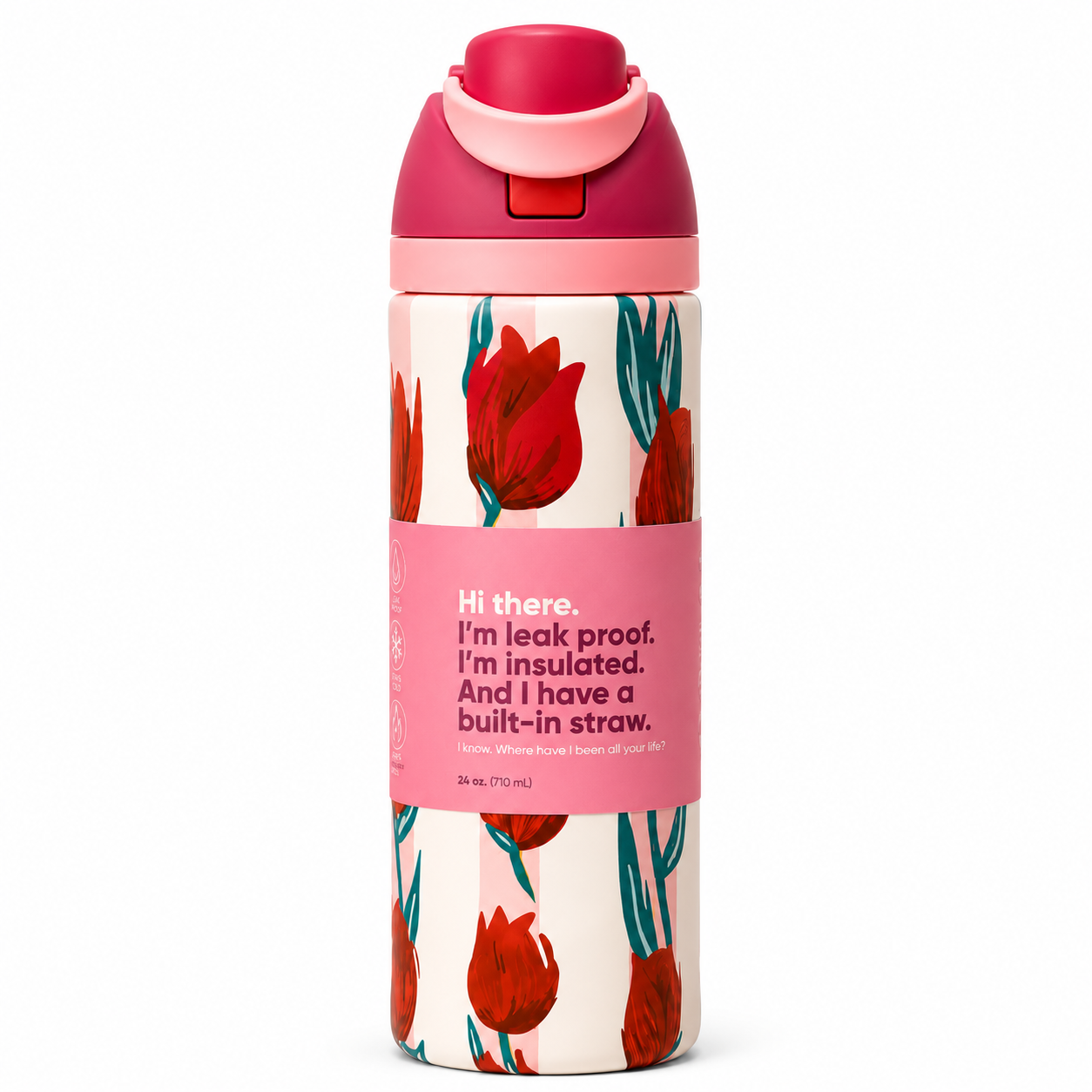 Floral Insulated Bottle